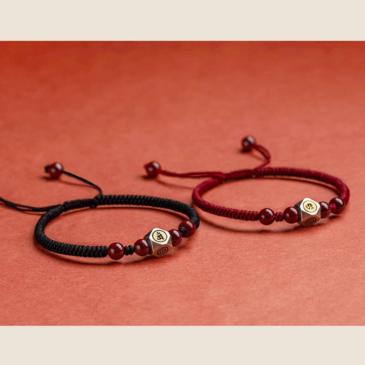 Buddha Stones 925 Sterling Silver Chinese Zodiac Cinnabar Calm Bracelet - image 25