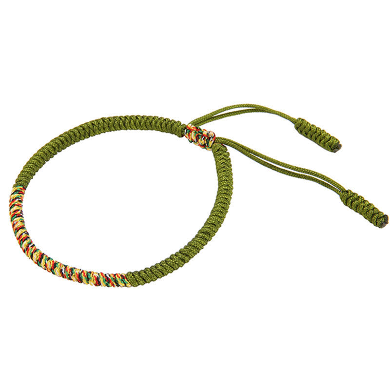 Buddha Stones Tibetan Handmade Multicolor King Kong Knot Luck Strength Braided Bracelet - image 9