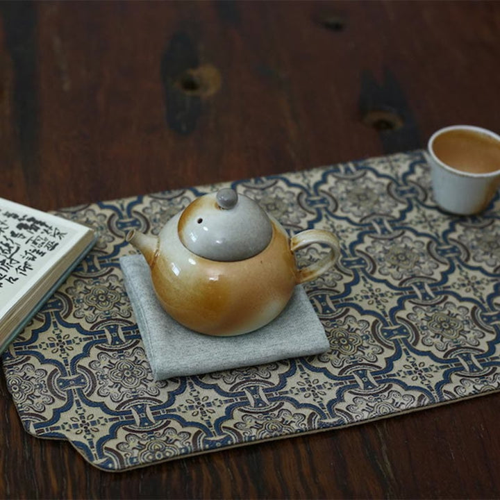 Elegant Floral Brocade Pattern Cup Mat Tea Cup Coaster - image 36