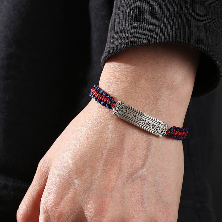 Buddha Stones 925 Sterling Silver Peace Amulet Protection Bracelet - image 4