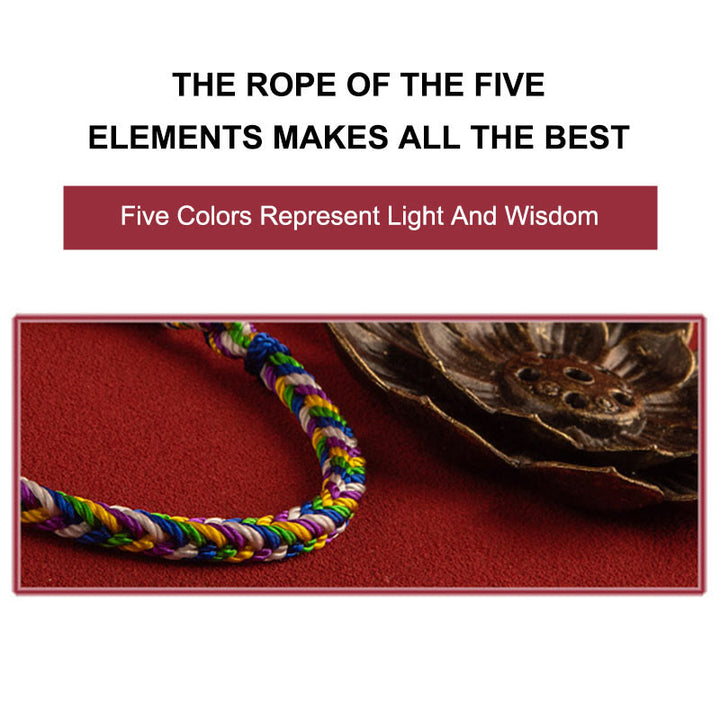 Buddha Stones "May everything go your way" Lucky Multicolored Bracelet - image 6