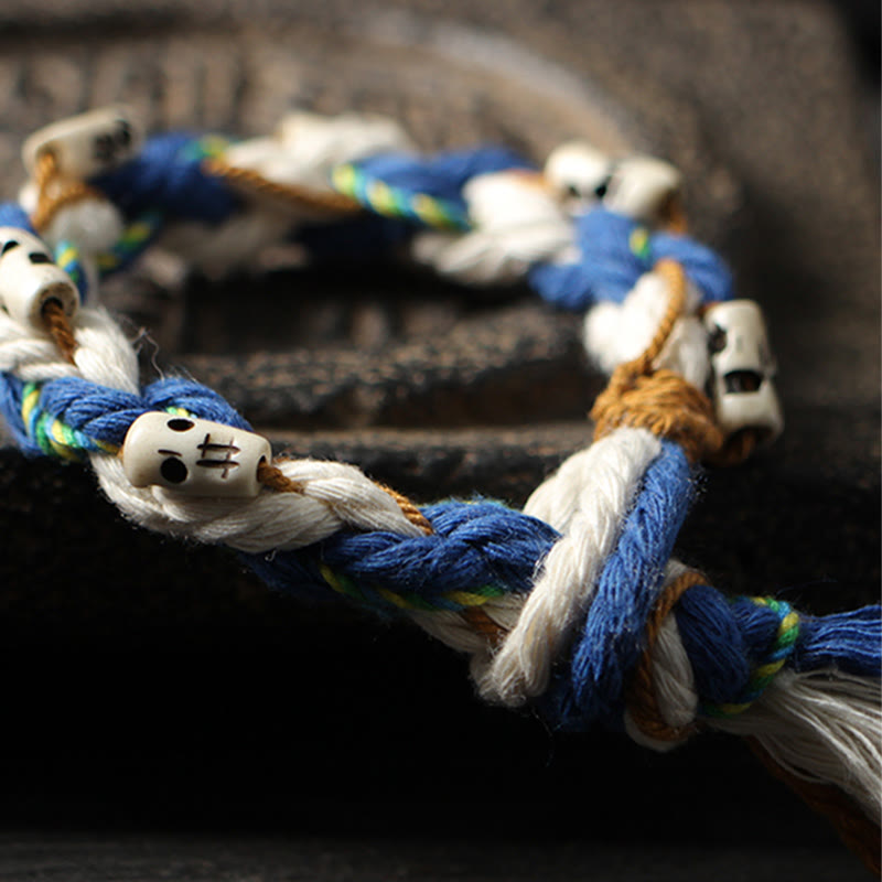 Buddha Stones Tibetan Zakiram Goddess of Wealth Bead Engraved Handmade Luck Bracelet - image 3