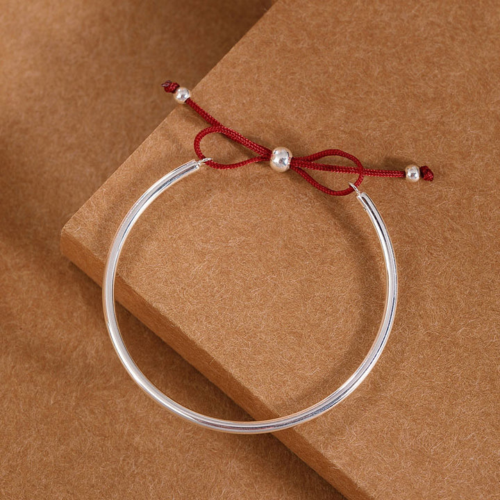 Buddha Stones  925 Sterling Silver Red String Healing Knot Bracelet - image 5