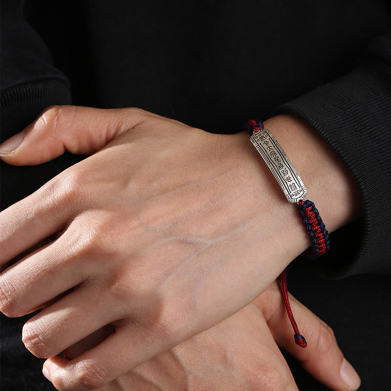 Buddha Stones 925 Sterling Silver Peace Amulet Protection Bracelet - image 3