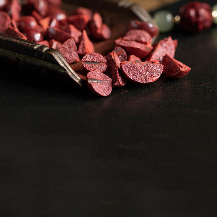 Buddha Stones Natural Cinnabar Chinese Zodiac Hetian Jade Fu Character Luck Rope Bracelet - image 24