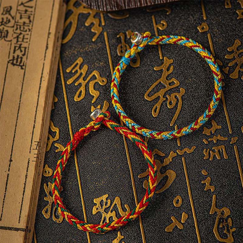 Buddha Stones "May you be good fortune and success" Lucky Multicolored Bracelet - image 12