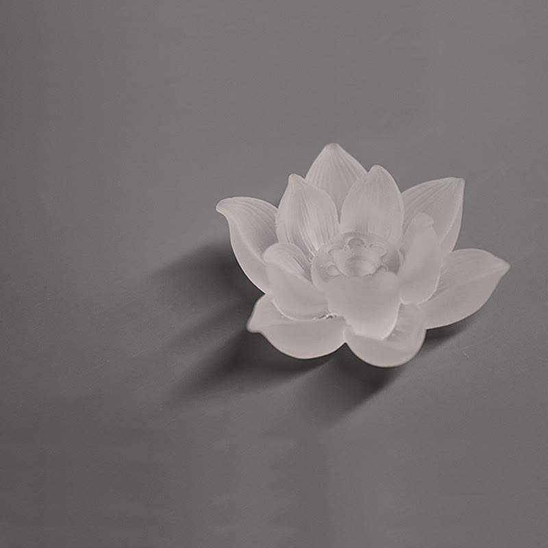Buddha Stones Mini Lotus Liuli Crystal Healing Meditation Stick Incense Burner - image 27