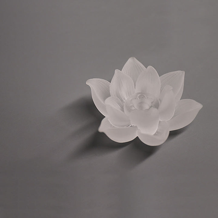 Buddha Stones Mini Lotus Liuli Crystal Healing Meditation Stick Incense Burner - image 27