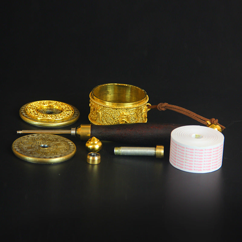 Tibetan Lucky Prayer Wheel Six True Words Decoration - image 8