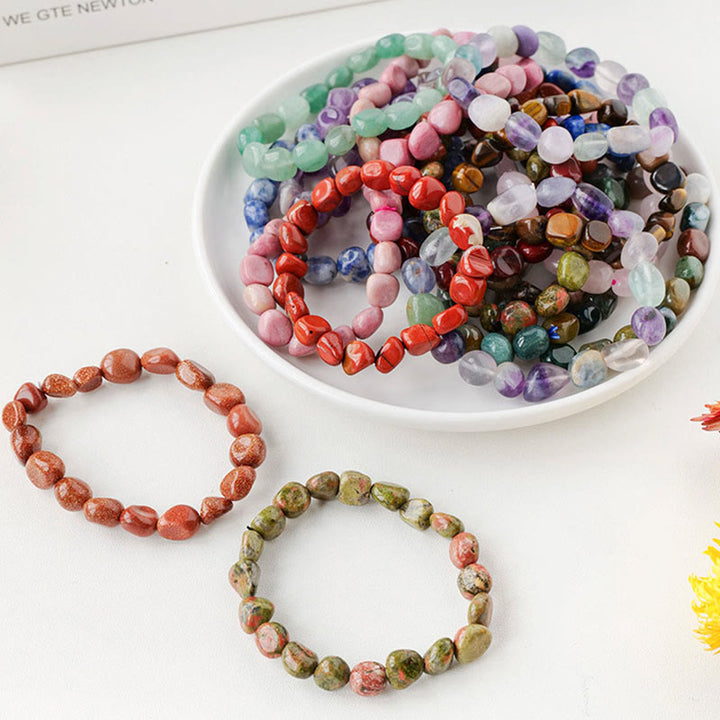 Natural Irregular Shape Crystal Stone Spiritual Awareness Bracelet - image 3