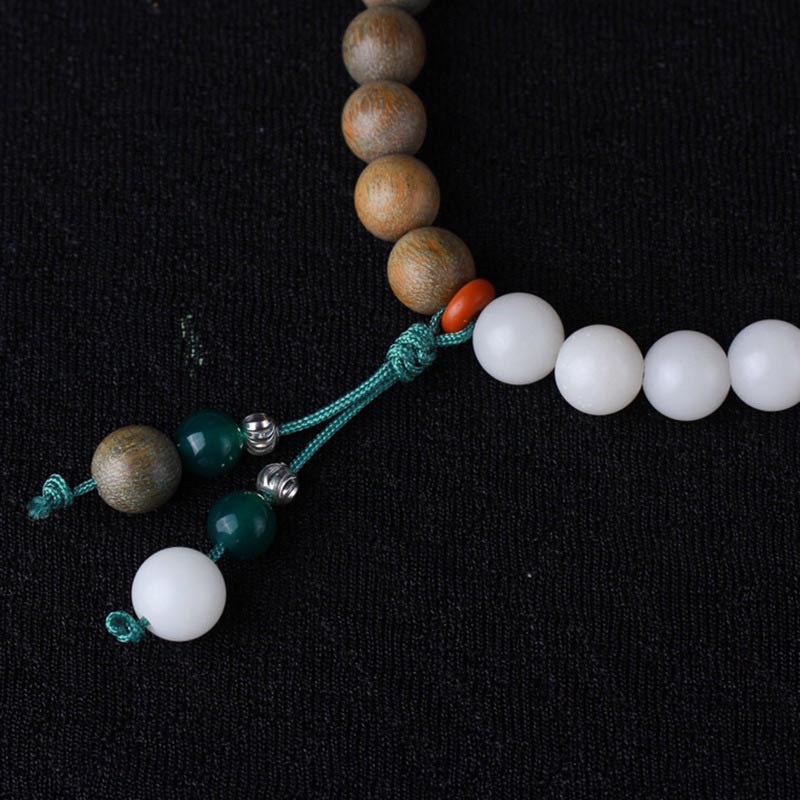 Green Sandalwood Bodhi Seed Wake Up Luck Bracelet - image 4