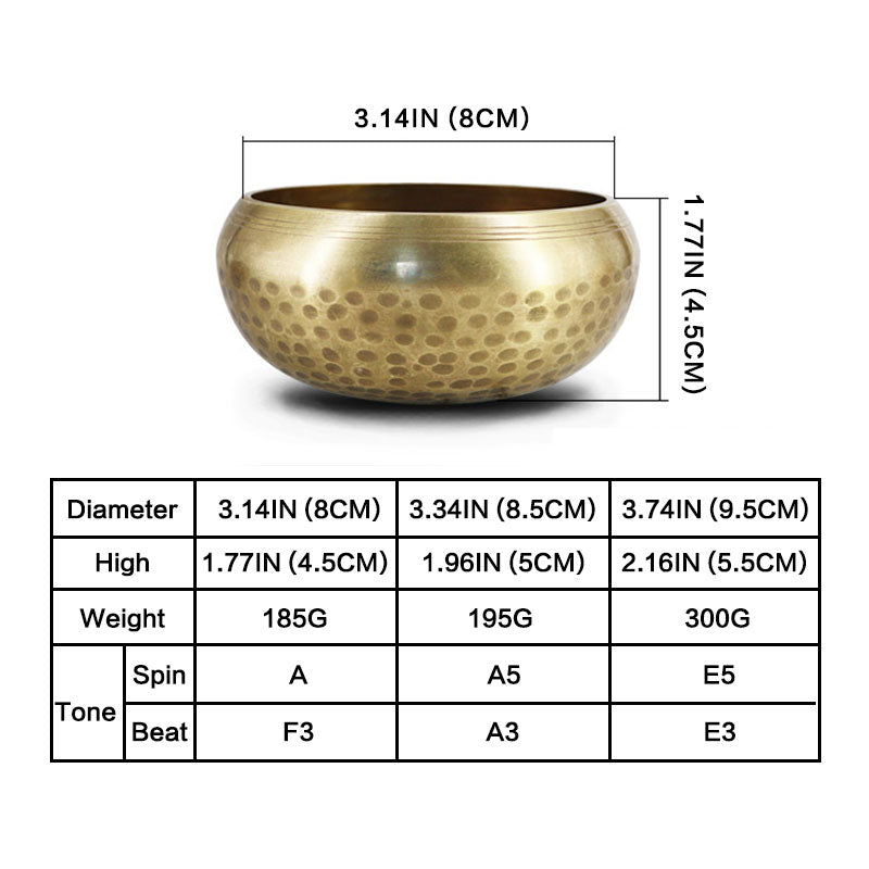 Tibetan Meditation Sound Bowl Handcrafted for Healing and Mindfulness Singing Bowl Set - image 6