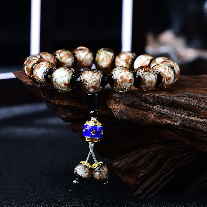 Tibetan Dragon Vein Agate Healing Bracelet - image 18