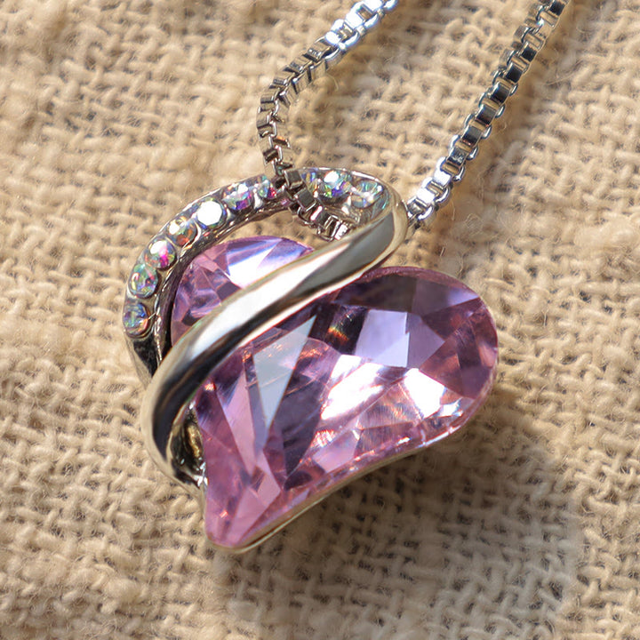 Buddha Stones Love Heart Birthstone Healing Energy Necklace Pendant - image 23