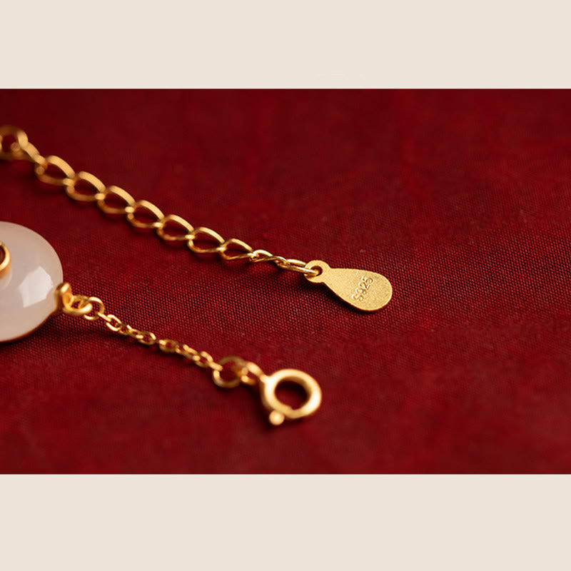 Buddha Stones Auspicious Clouds Jade Pattern Luck Bracelet - image 6