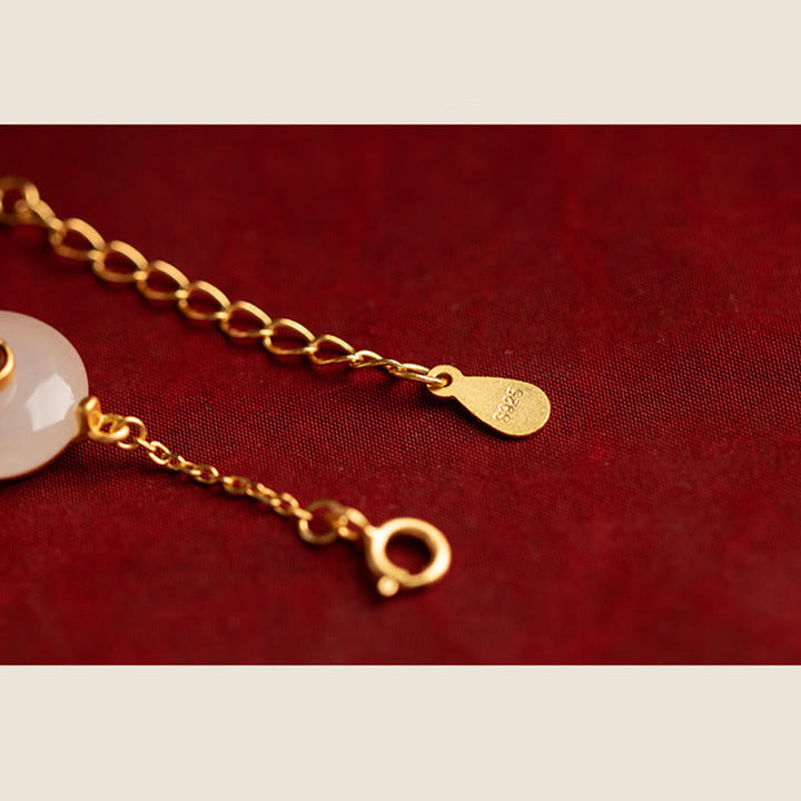 Buddha Stones Auspicious Clouds Jade Pattern Luck Bracelet - image 6