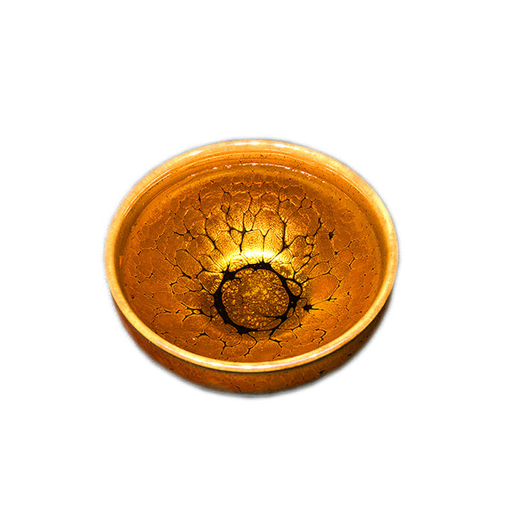 Buddha Stones Gold Spot Pattern Chinese Jianzhan Ceramic Teacup Kung Fu Tea Cup Bowl With Gift Box - image 6