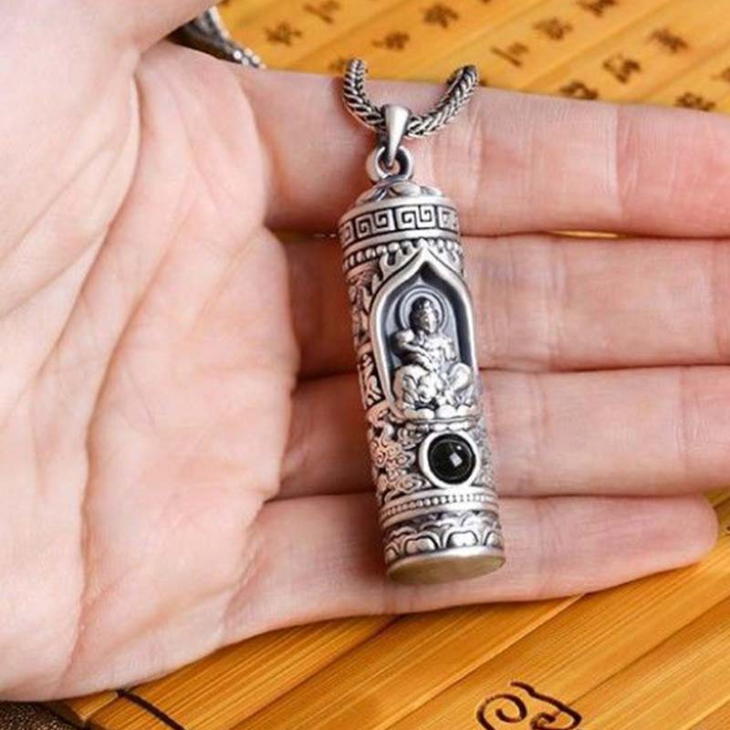 Buddha Stones Chinese Zodiac Natal Buddha Projection Prosperity Necklace Pendant - image 8