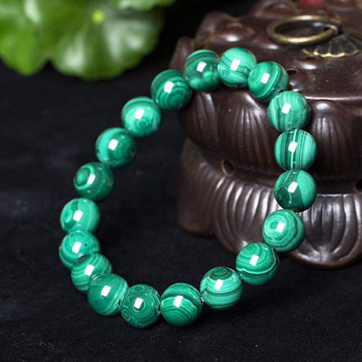 Buddha Stones Natural Malachite Protection Calmness Bracelet - image 8
