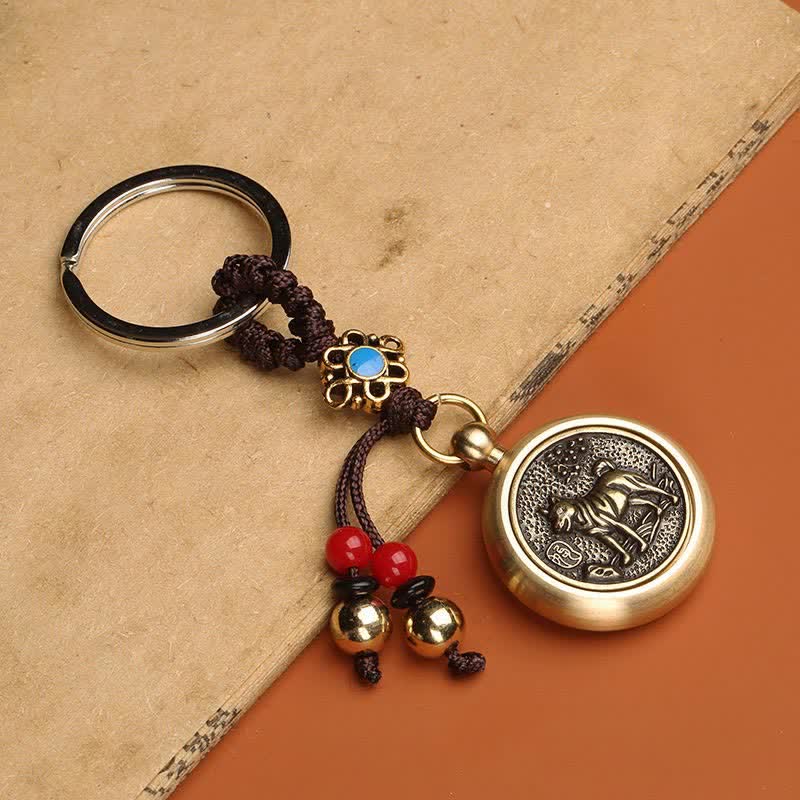 12 Chinese Zodiac Blessing Wealth Fortune Keychain - image 21