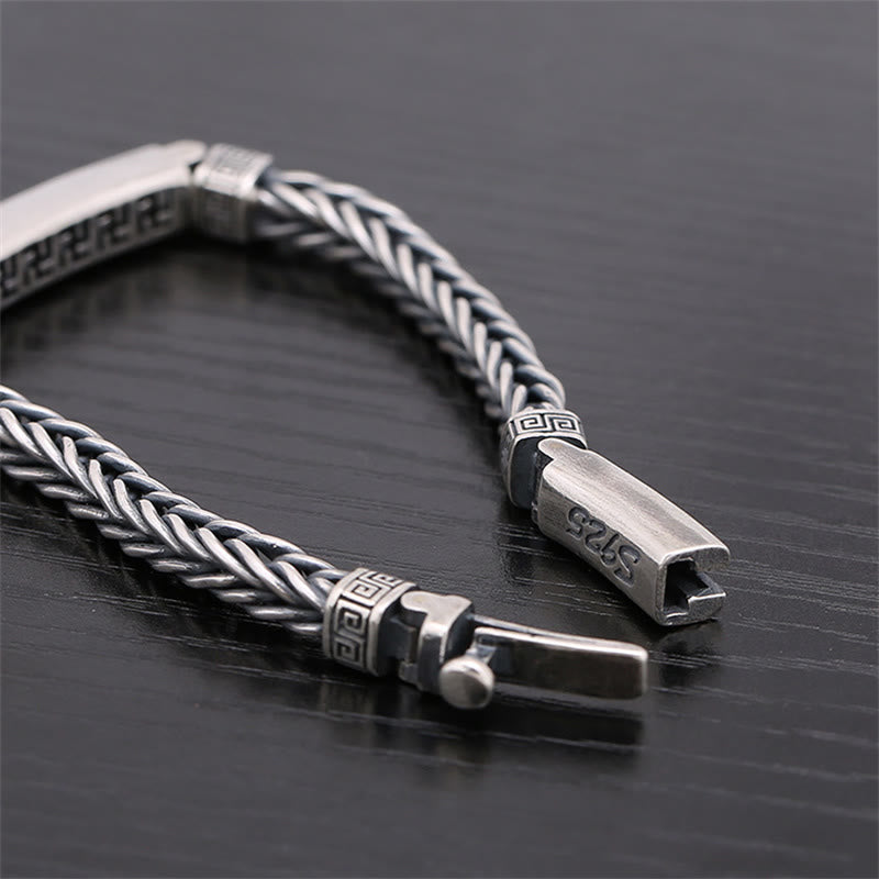 Buddha Stones Swastika Pattern Engraved Luck Bracelet - image 4