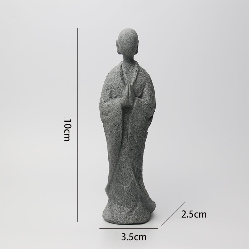 Buddha Stones Meditation Buddha Monk Serenity Home Decoration - image 20