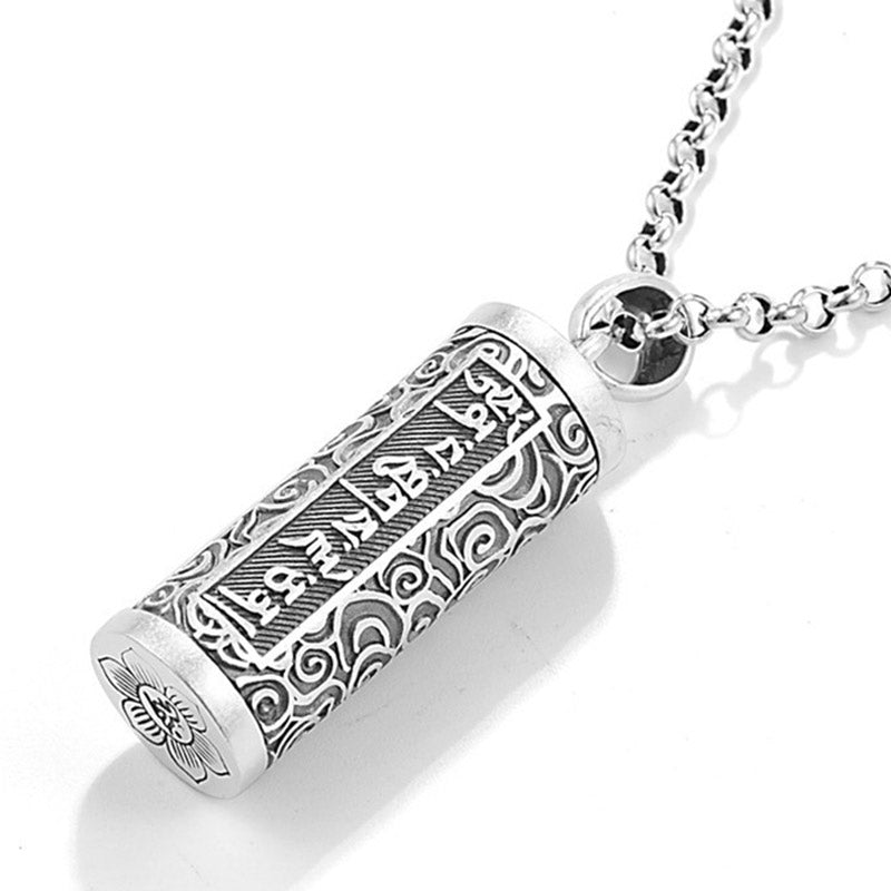 Buddha Stones Six True Words Protection Necklace Pendant - image 7