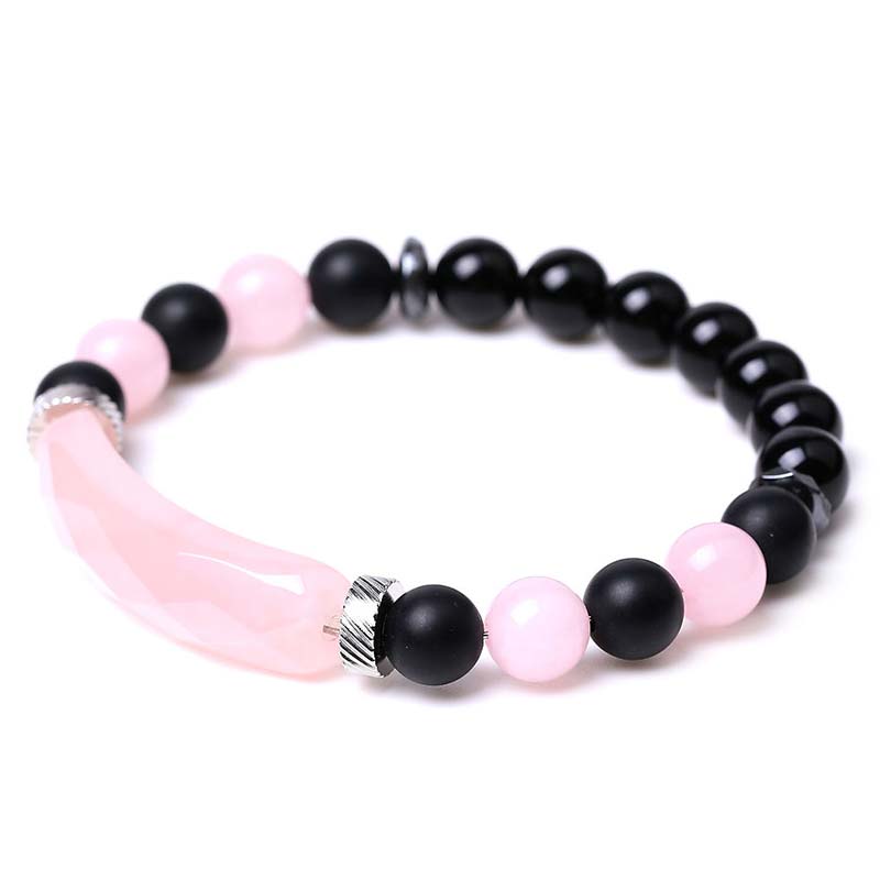 Buddha Stones Natural Crystal Blue Aventurine Healing Bracelet - Pink Crystal - image 18