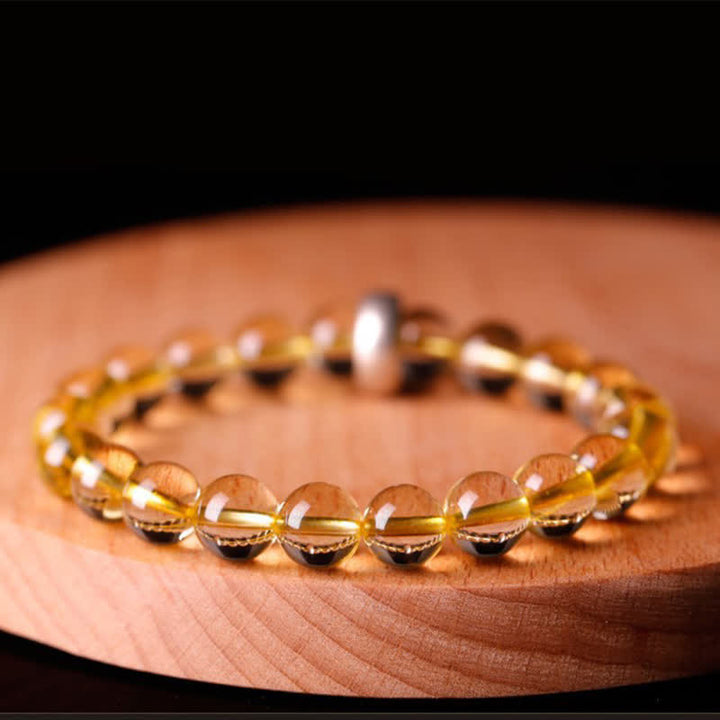 Buddha Stones 925 Sterling Silver Chinese Zodiac Natal Buddha Citrine Protection Bracelet - image 15
