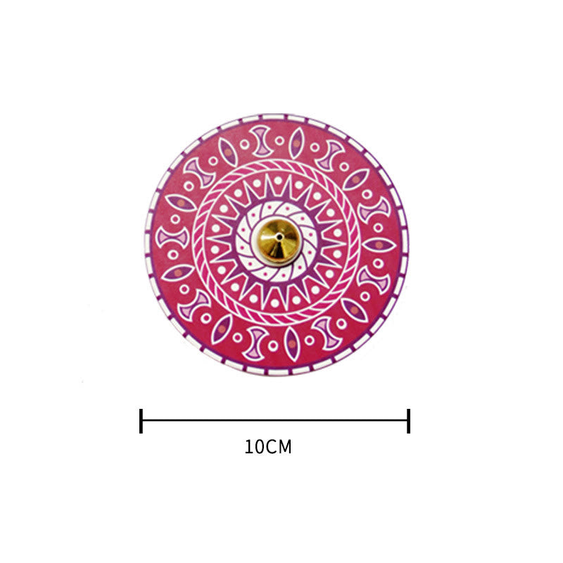 Buddha Stones Colorful Pattern Ceramic Blessing Stick Incense Burner - image 21