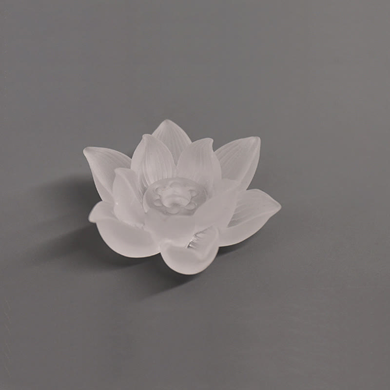 Buddha Stones Mini Lotus Liuli Crystal Healing Meditation Stick Incense Burner - image 14
