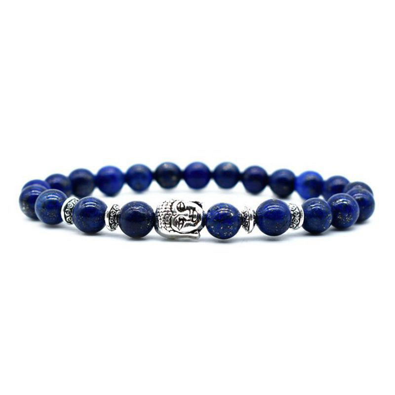 Buddha Stones Amethyst Love Healing Bracelet - Lazurite - image 5