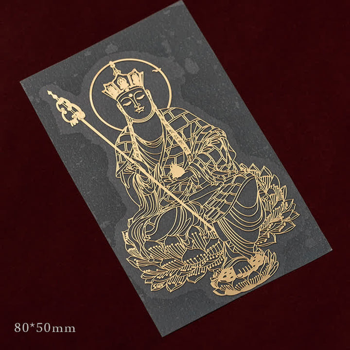 12 Chinese Zodiac Blessing Wealth Fortune Phone Sticker - Ksitigarbha - Large - image 21