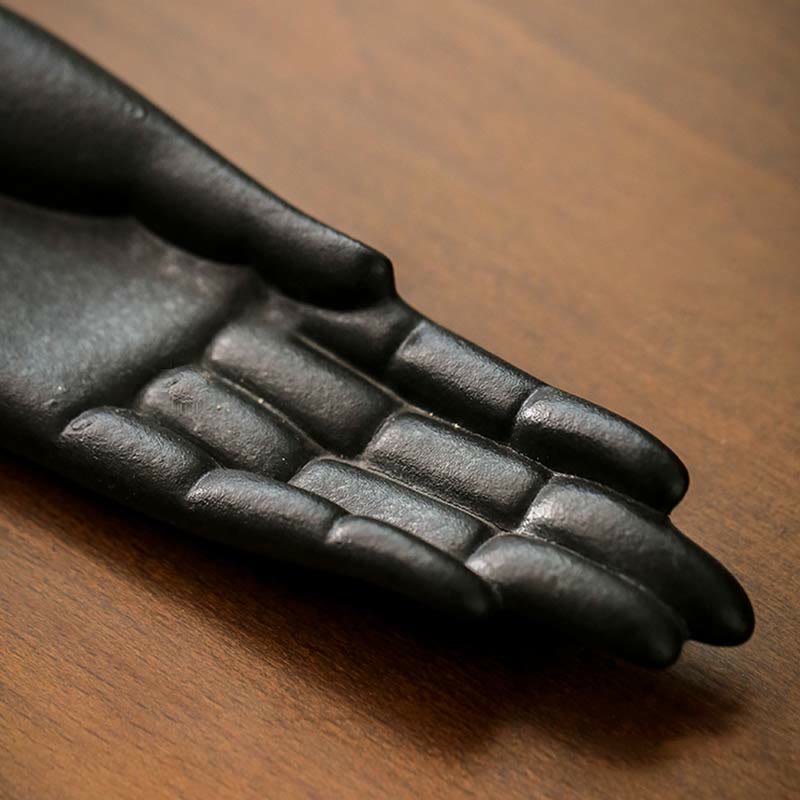 Buddha Hand Ceramic Auspicious Clouds Blessing Incense Burner - image 5