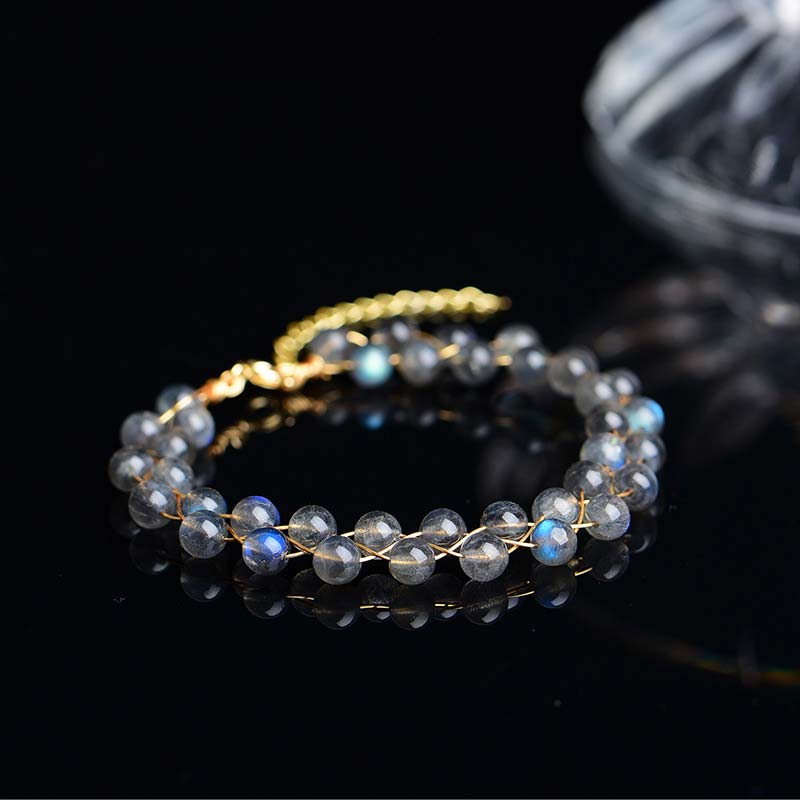 Buddha Stones Natural Moonstone Love Blessing Bracelet - image 4
