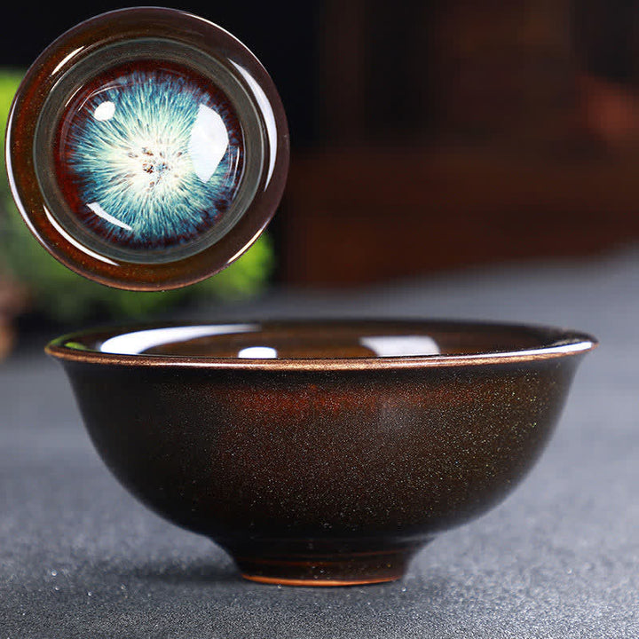 Buddha Stones Colorful Ceramic Teacup Home Office Tea Cups - SkyBlue - image 53