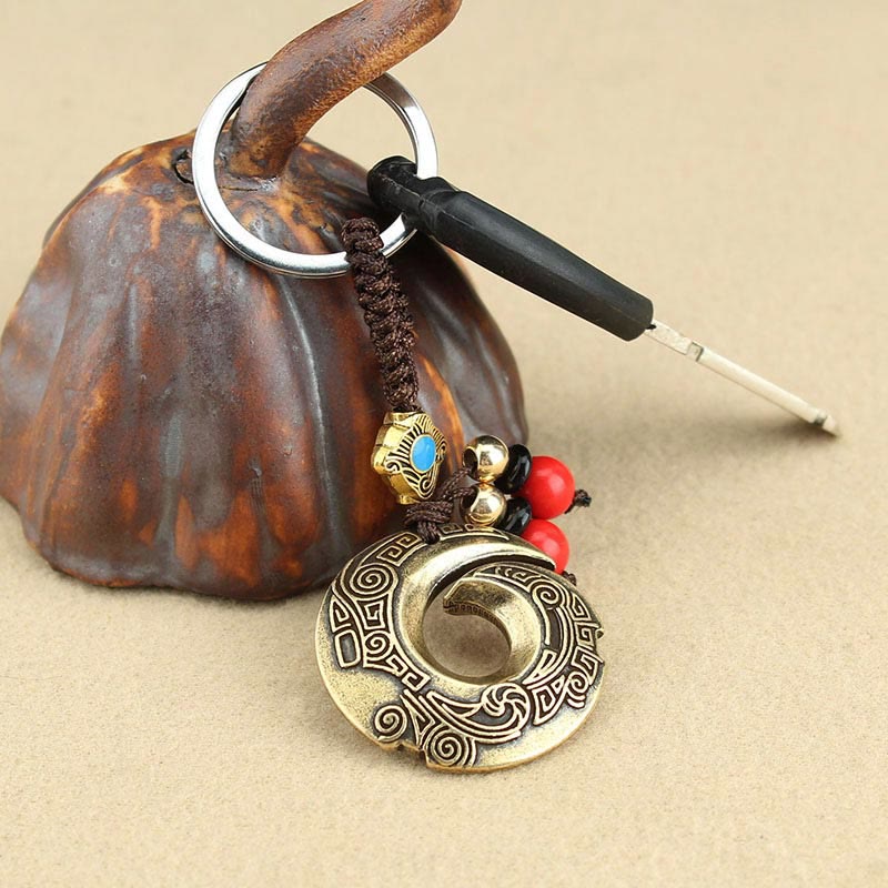 Good Luck Fortune Copper Wealth Key Chain - image 3