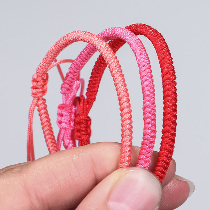 Buddha Stones Tibetan 3Pcs King Kong Knot Protection Braided Bracelet - image 12