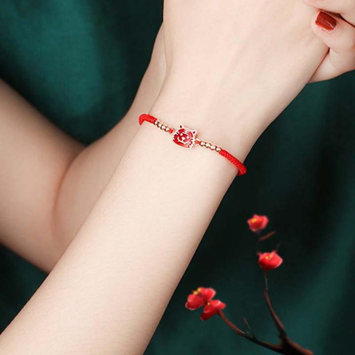 Buddha Stones 12 Chinese Zodiac Lucky Red String Bracelet - image 6