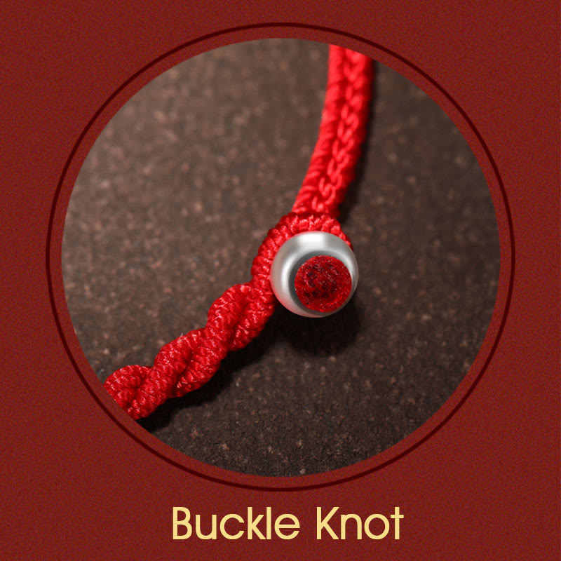 Buddha Stones 999 Gold Beads Luck King Kong Knot Handmade Braided Protection Bracelet - image 9
