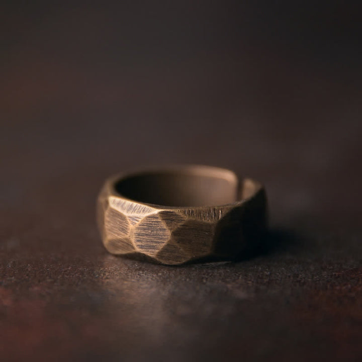 Buddha Stones Tibetan Simple Design Copper Wealth Ring - Women - 6mm - image 9