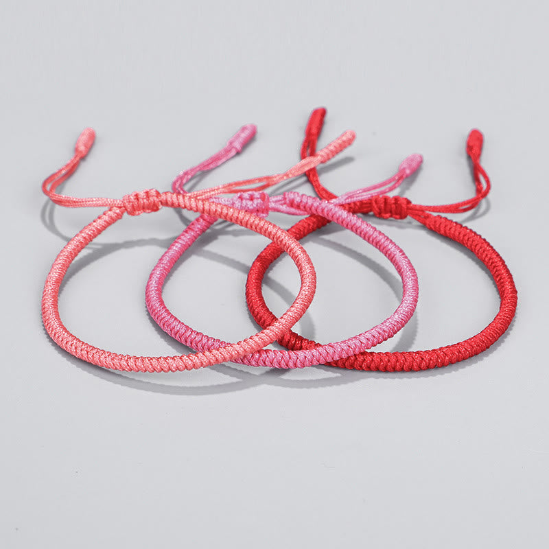 Buddha Stones Tibetan 3Pcs King Kong Knot Protection Braided Bracelet - image 10