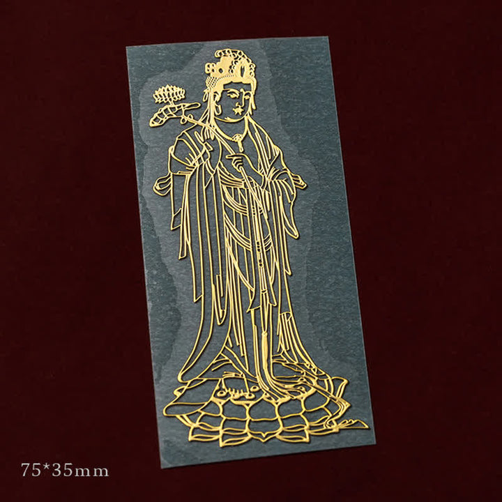 12 Chinese Zodiac Blessing Wealth Fortune Phone Sticker - Horse-Mahasattva Bodhisattva - Small - image 12