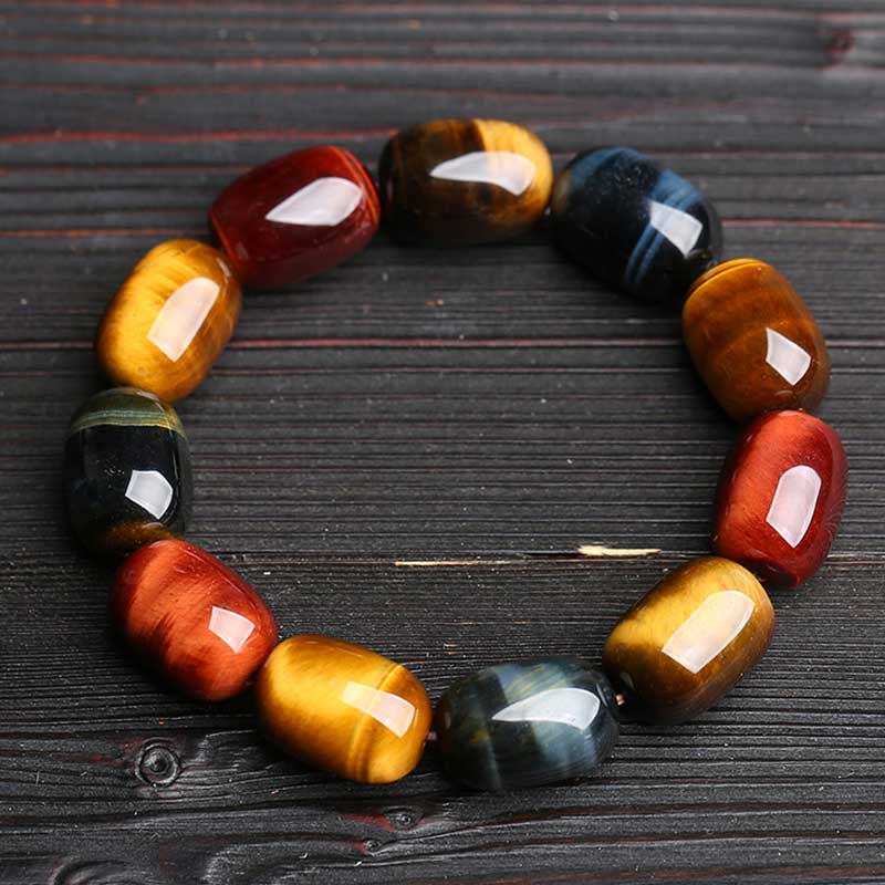 Buddha Stones Natural Tiger Eye Healing Protection Bracelet - image 4