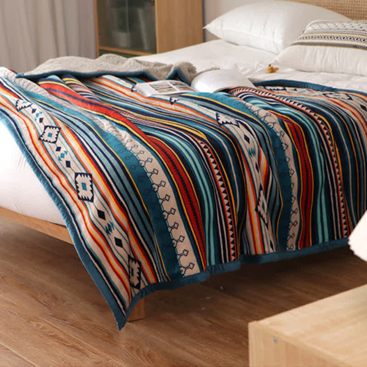 Buddha Stones Geometric Warm Soft Bed Throw Blanket - image 17