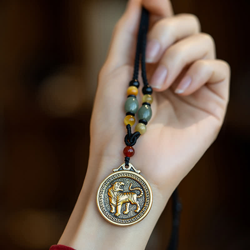 12 Chinese Zodiac Blessing Wealth Fortune Necklace Pendant - image 7