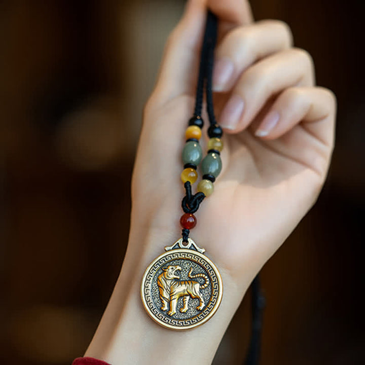 12 Chinese Zodiac Blessing Wealth Fortune Necklace Pendant - image 7