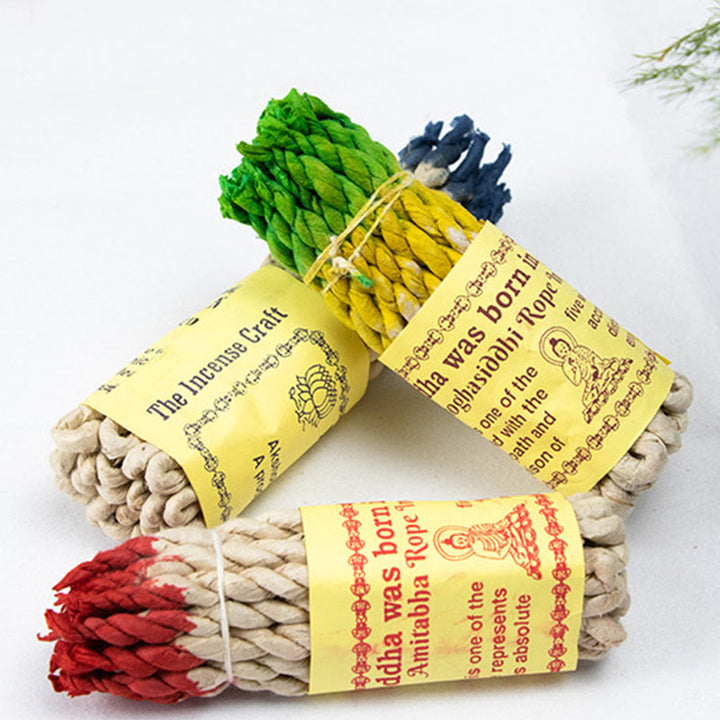 Buddha Stones Nepal Rope Incense Purify Healing Meditation Incense - image 11