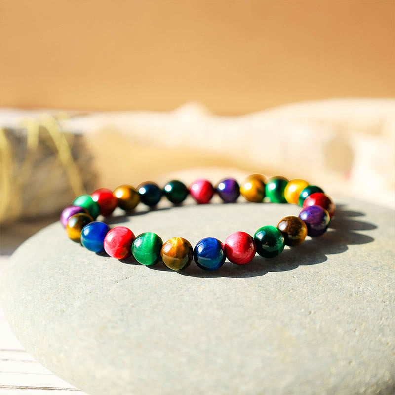Buddha Stones Tiger Eye Resolve Courage Bracelet - image 3