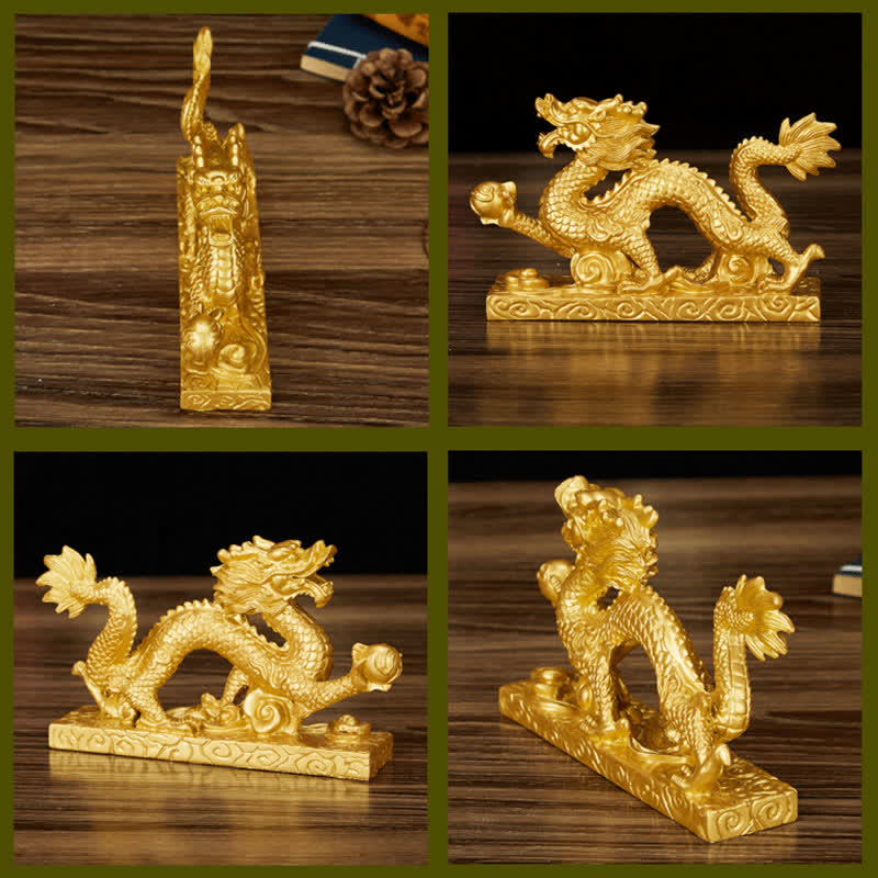 Buddha Stones Feng Shui Dragon Auspicious Cloud Wealth Luck Decoration - image 10